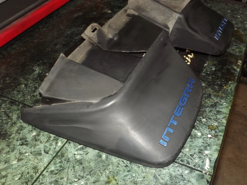 90-93 Raro OEM USDM Acura Integra DA SK7 3 puertas Juego de protectores contra salpicaduras de barro trasero L&R Foto 2 de 4