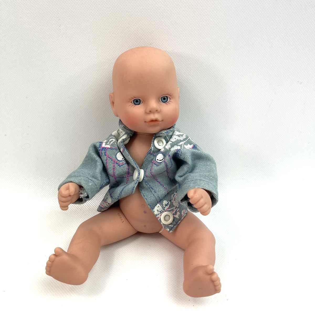 Cititoy 2010 Bald Blue Eyes Cute Baby Doll 2010 9