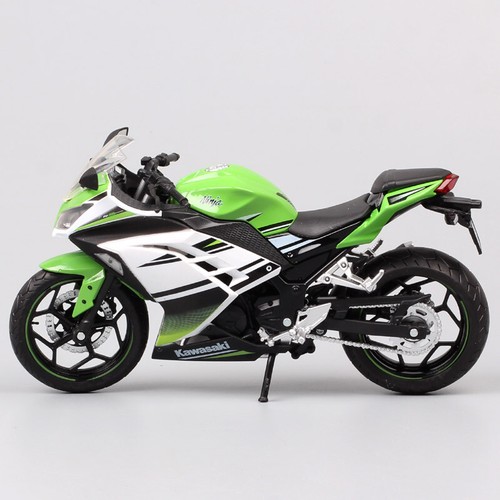 Kawasaki Ninja 300 250r Modello Moto pressofuso 1/12 Giocattolo Moto Corse - Foto 10 di 12