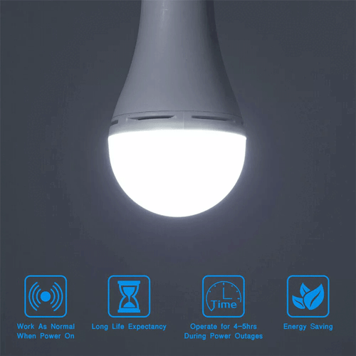 4pcs E27 Emergency Rechargeable Light Bulbs with Battery Backup for Power Outage - Picture 14 of 16