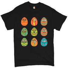 Cute Easter Eggs T-shirt Jesus Has Risen Happy Easter Egg Hunt Men's Tee