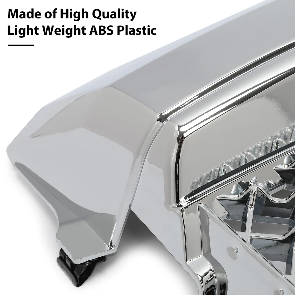 PARA 02-08 GMC ENVIY XL XUV SPORT MALLA PANAL DELANTERO SUPERIOR CAPÓ REJILLA CROMADA Foto 3 de 4