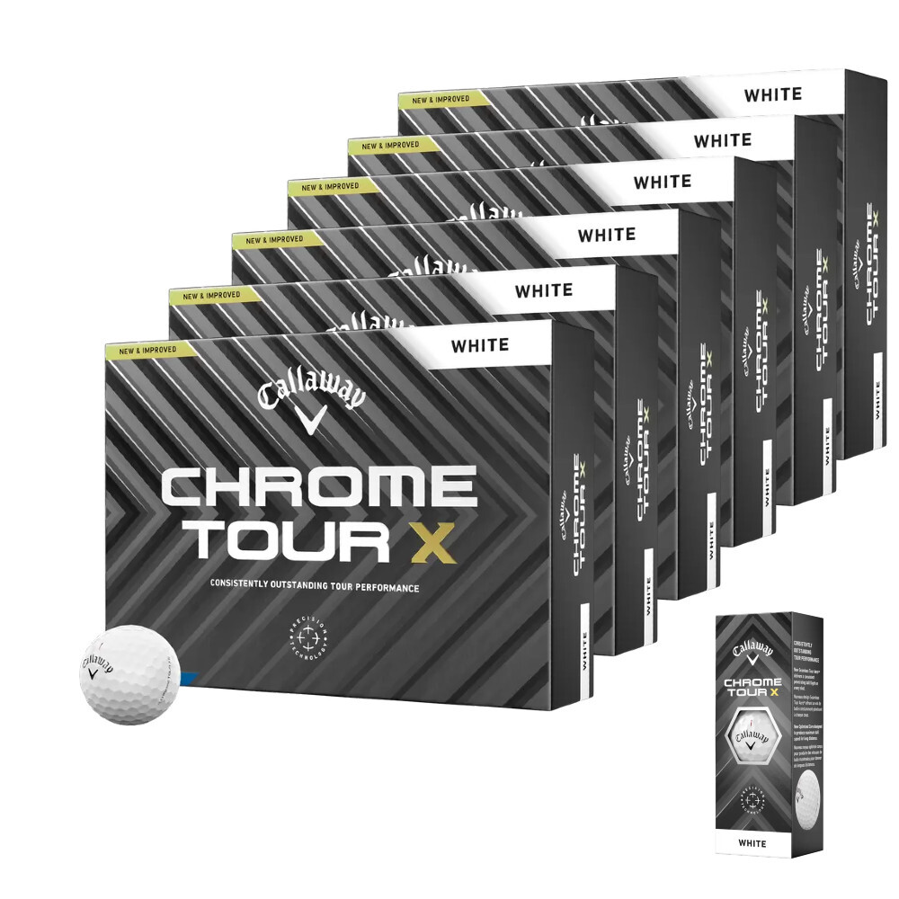 Callaway Chrome Tour 18個とChromeソフト6個 Callaway Chrome