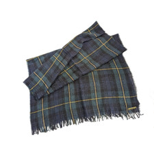 Polo Ralph Lauren Scarf Glen Plaid Wool Alpaca Blend Italy NWT 110