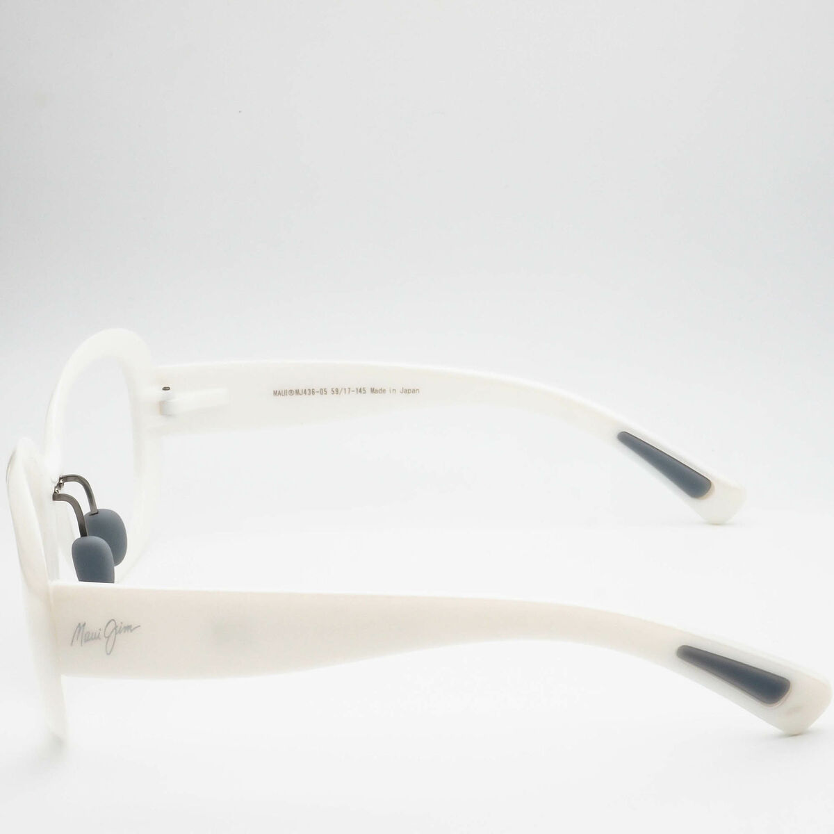 Maui Jim Sunglasses Frame Only MJ436-05 Nahiku MP-SG White Maui Jim Sunglasses Frame Only MJ436-05 Nahiku MP-SG White