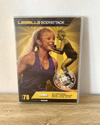 Les Mills Body Attack Release 78 DVD CD Notes Workout Gym Cardio