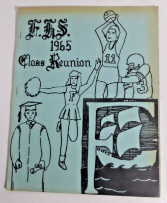 F.H.S. Shenadoah Iowa class of 1965 reunion program