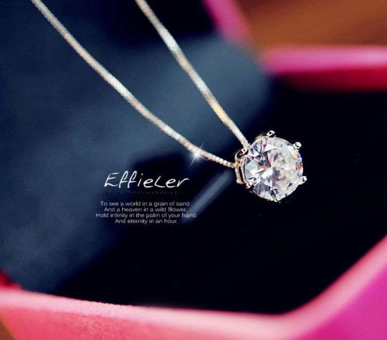 Par De Pendientes De Corchete Con Engaste De Cesta De Circonita Redonda De 7 MM - Foto 5