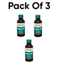 3 X Himalaya Koflet-SF Linctus | Manages Bronchitis & DRY Cough 100ML FREE SHIP