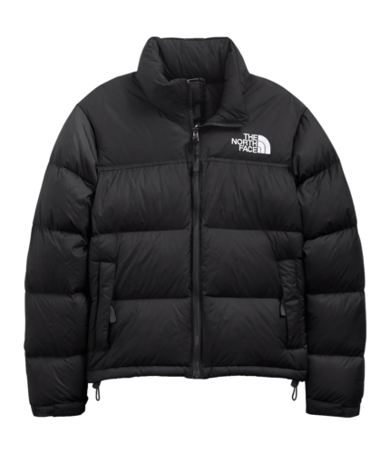 Women's The North Face Plus Black 1996 Retro Nuptse 700 Down Puffer Jacket New - Afbeelding 1 van 6