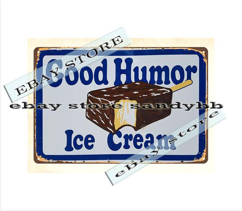 1950S GOOD HUMOR ICE CREAM Kitchen Bar Restaurant metal tin sign