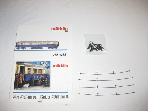 Märklin HO 2881 - 89287 KPEV Car Set for the Court Train of Kaiser Wilhelm II #d191 - Picture 6 of 8