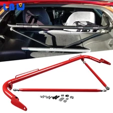 Universal 48 inches Harness Bar Kit Seat Belt Racing Seat Belt Roll Rod Bar Red