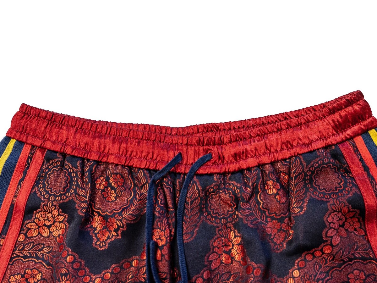 GUCCI キュロット Leather shorts with Horsebit detail in Rosso Ancora red