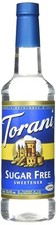 Torani Sugar Free Sweetener Syrup 750 mL , G-Sweetener-sf