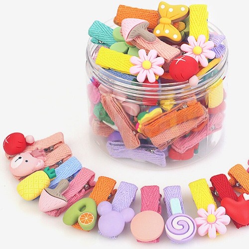 26Pcs Girls Cute Children Hairpin Flower Cartoon Hair Clips for Kids Headdress - Picture 7 of 15