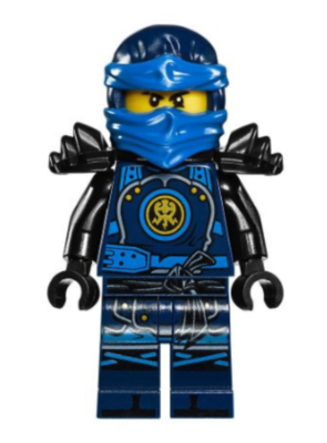 Lego Jay 70626 Hands of Time, Black Armor Ninjago Minifigure - Main Image