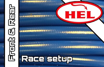 BLUE Aprilia RSV-R Mille 1000 01-05 HEL brake hoses FR & RR Race Setup