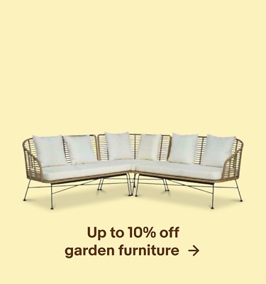 Up to 10% off Garden Furniture