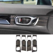 For Honda Civic 11th 22-2023 2024 Matt Wood Grain Inner Door Handle Bowl Frame