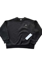 Alo Yoga Black Crewneck Sweatshirt Fitness Pullover Style