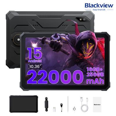 Blackview ACTIVE 8 PRO Tablet 16GB+256GB 22000mAh IP68 IP69K MIL-STD-810H FHD+