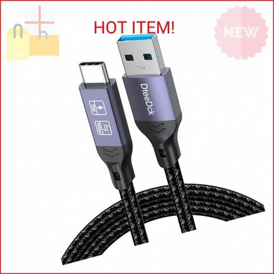DteeDck Android Auto USB Cable 3FT, Car CarPlay Cord, USB Type C 3.2 Gen2 10Gbps