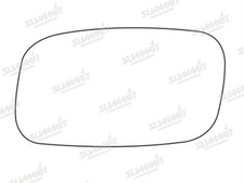 Left Stick-On Wing Mirror Glass for Vauxhall CALIBRA, 1990-1997