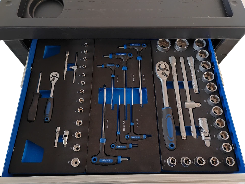 Werkstattwagen Werkzeugwagen mit 7 Schubladen 263tlg. - Bild 3 von 4