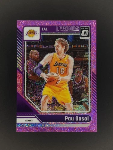 2024-25 Panini Donruss Optic Pau Gasol Pink Glitter Prizm #/275 LA Lakers SP
