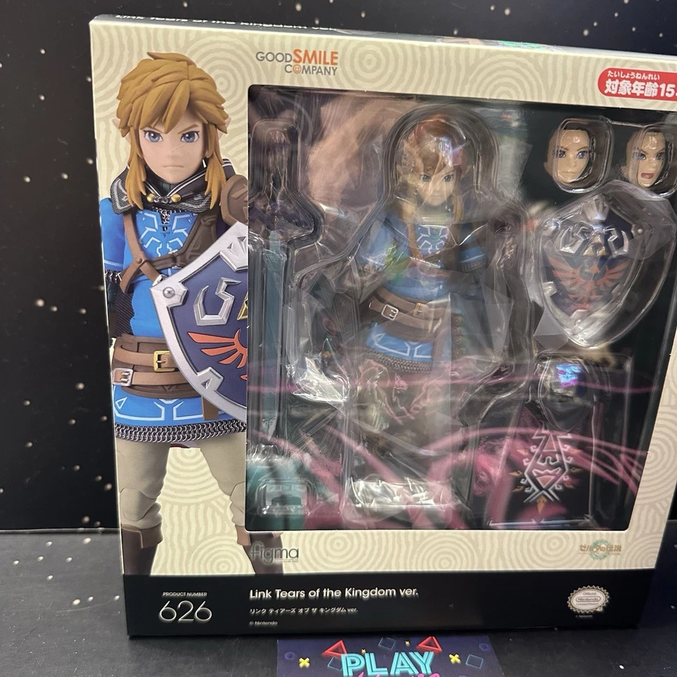 LINK ZELDA TEARS OF THE KINGDOM FIGMA 626 ACTION FIGURE NUOVA ORIGINALE 15 CM - Immagine 2 di 4