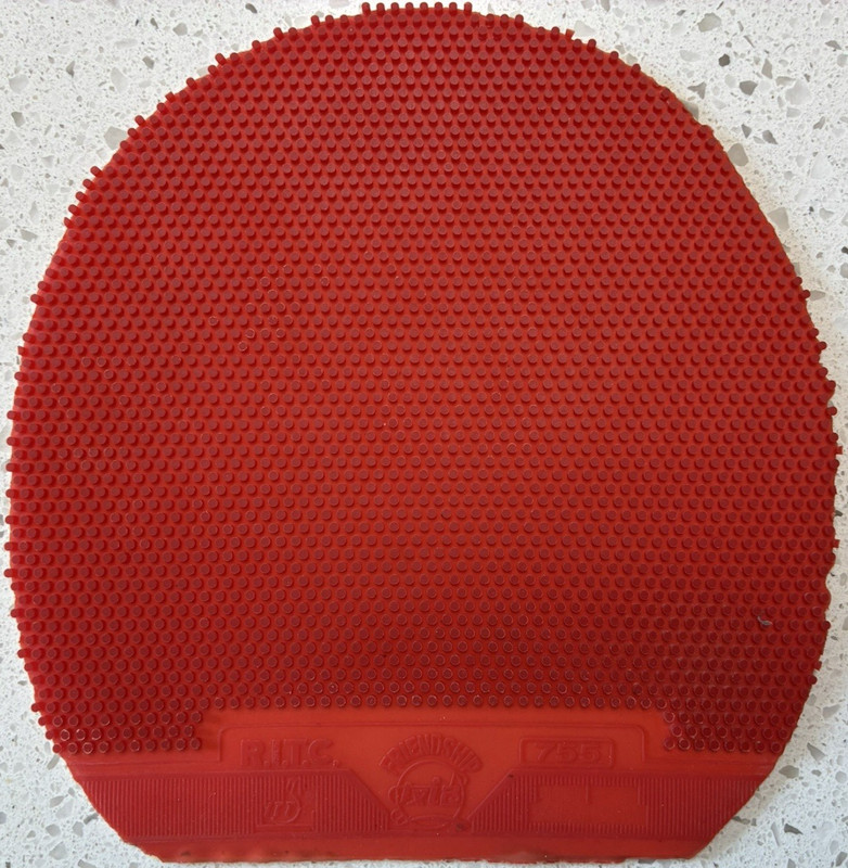 RITC 755 Red Long Pips with 1.0 sponge