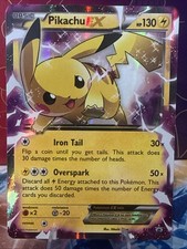 Pokemon Card Pikachu EX XY84 Black Star Promo