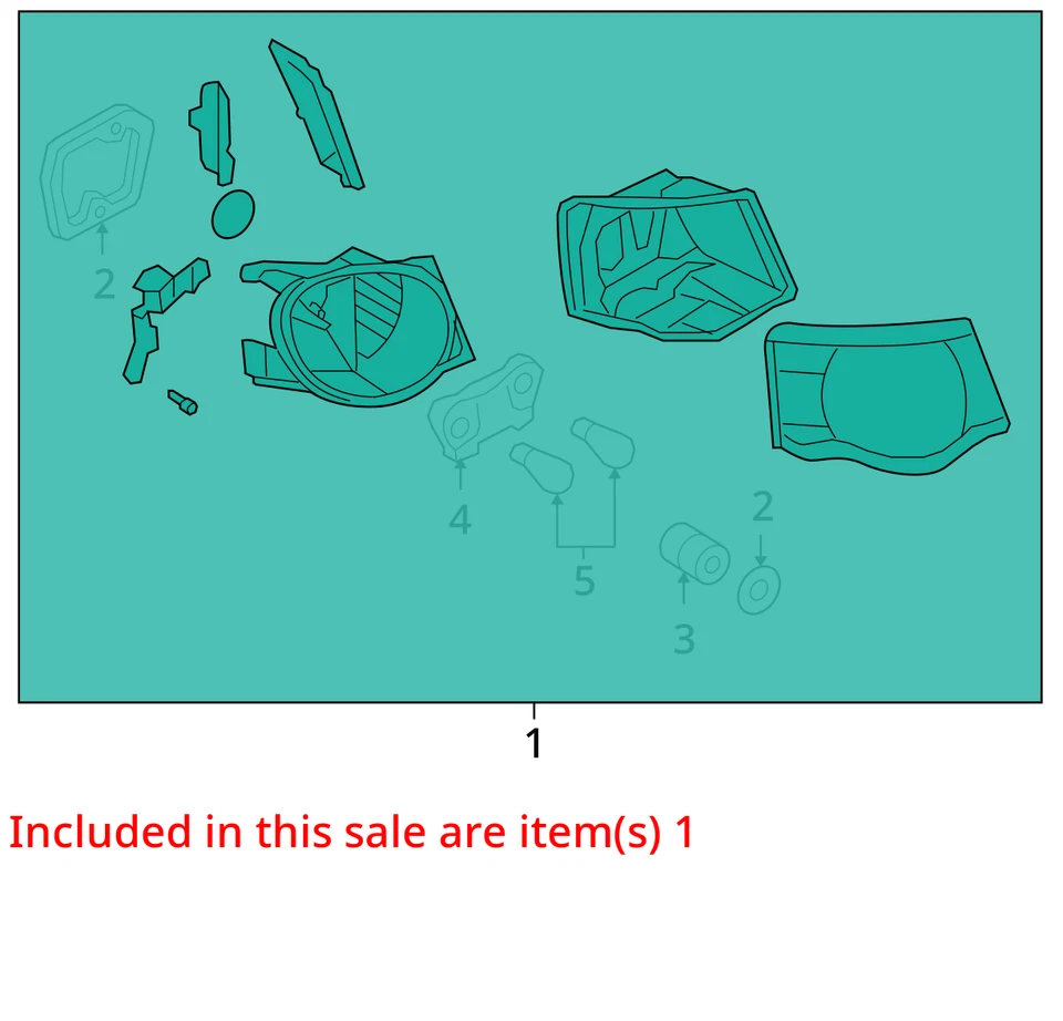 Luz trasera lateral derecha para pasajero Volkswagen Jetta 2005-2007 OEM NDZNM Foto 3 de 4