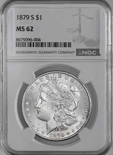 1879-S  $1  MORGAN SILVER DOLLAR  "SAN FRANCISCO"  NGC MS62  #8675096-004