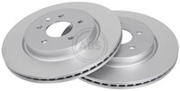 2X A.B.S. Bremsscheibe 18341 FüR Opel Vauxhall