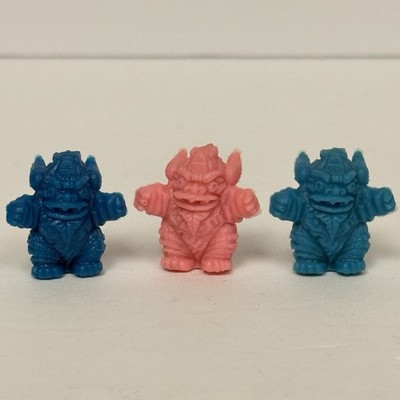 Vintage Japanese Ultraman Godzilla Kaiju Keshi Mini 1” Figures Lot