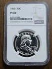 1960 Proof Franklin Half Dollar 50c NGC PF69 - White Coin
