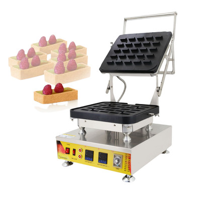 Electric Non-stick Rectangle Egg Tart Shell Maker waffle Making Machine 110V
