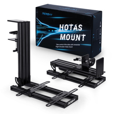 Hotas Mount, Joystick Mount, Aluminum Flight Stick Desk Mount for Logitech X56, 