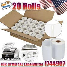 20 Rolls 4"x6" DYMO 4XL Labels Direct Thermal Shipping Labels 1744907 Compatible