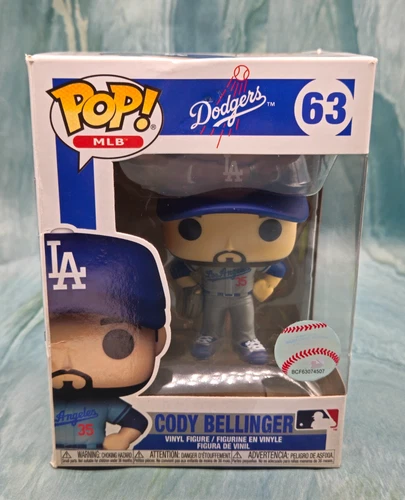 Funko POP! Cody Bellinger #63 MLB Dodgers Away Jersey Vinyl Figure