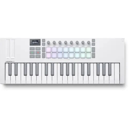 Novation Launchkey Mini 37 [MK4] Keyboard Controller - White - Image 2 of 4