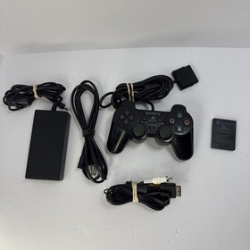 Sony PS2 Slim Console Bundle - Games, Controller, Memory, Cords - Midnight Club