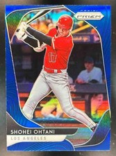 2020 Panini Prizm Shohei Ohtani Blue #162 Los Angeles Angels