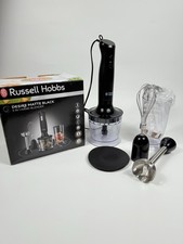 Russell Hobbs Desire 3 in 1 Hand Blender, Mini Chopper Matte Black 24702