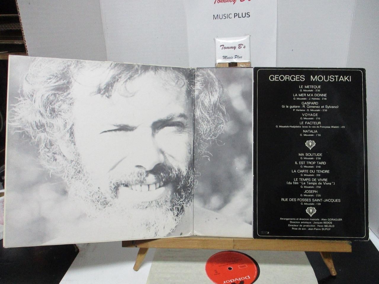 LP Georges Moustaki Same La mer m'a Donne Voyage Vinyl Polydor 184 350