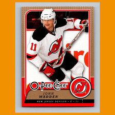 John Madden #63 2008-09 O-Pee-Chee New Jersey Devils Hockey Card NHL