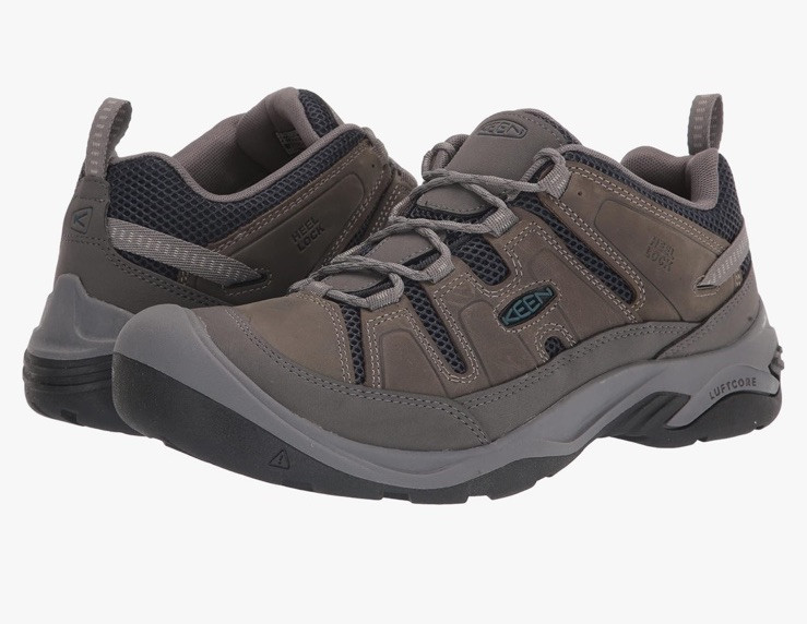 Nuovissimo KEEN Uomo Circadia Bassa Altezza Impermeabile Escursionismo Acciaio Grigio US 10 5