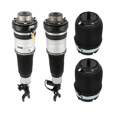 2X Federbein Stoßdämpfer Vorne + 2X Luftbalg Hinten for Audi A6 C6 4F 4F0616001J